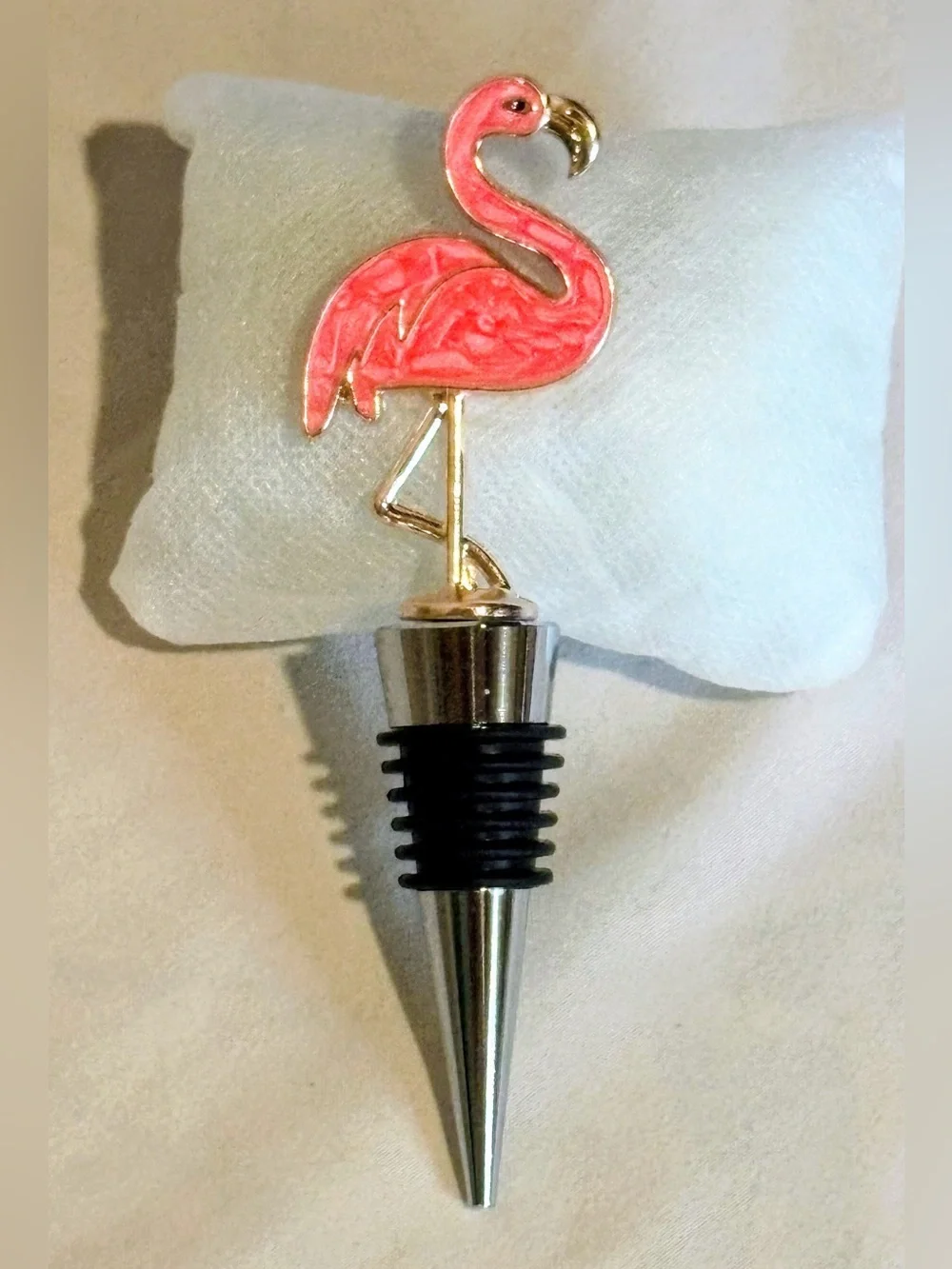 Flamingo Wine Gift Set - Pink Tropical Theme